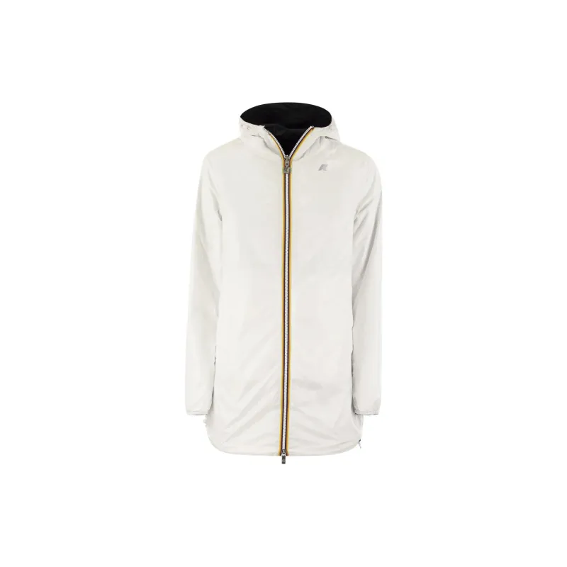 K WAY Logo Printed Reversible Hooded Jacket-3