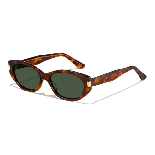 MK MINGKU Plate Frame Cat Eye Sunglasses Unisex