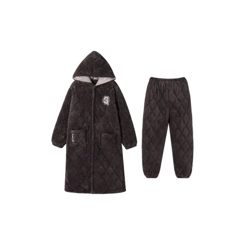 Montagut Pajama Set Men's Dark Brown