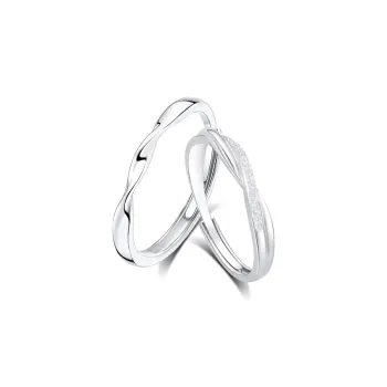 NVBBK 999 Fine Silver Rings Unisex Silver