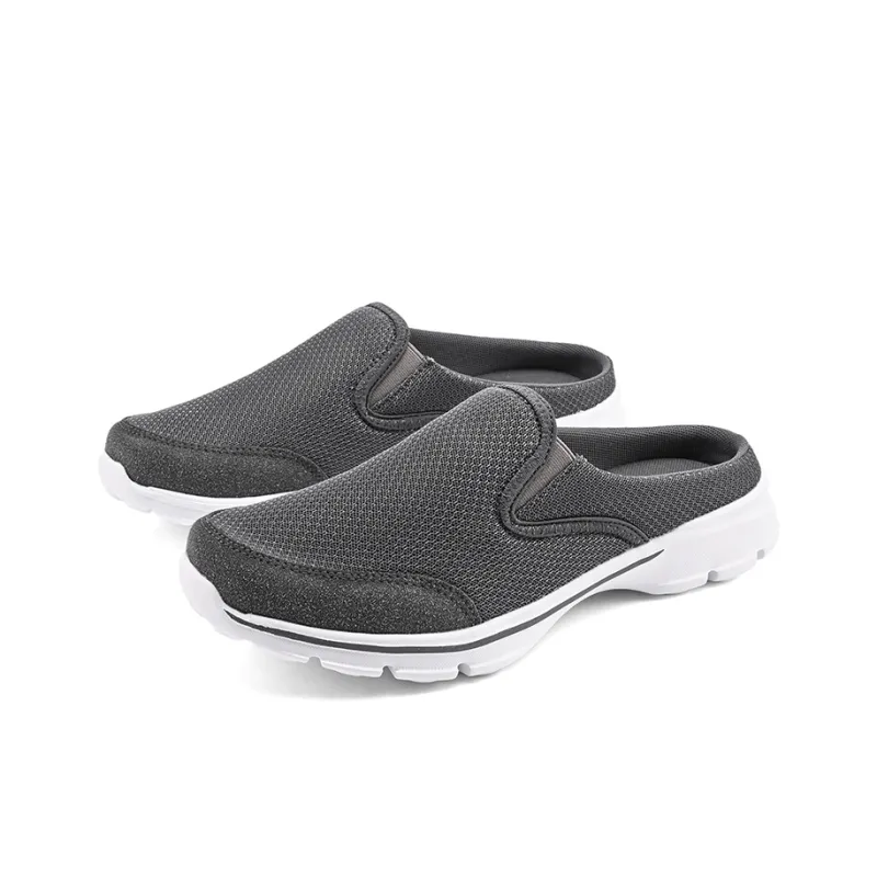 KYMOOU Abrasion Resistant Slip Resistant Wrap toe Slippers Men's-2