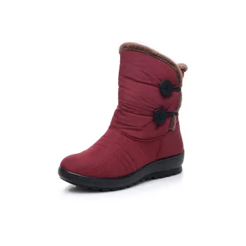 EGCHI Snow Boots Women's Black