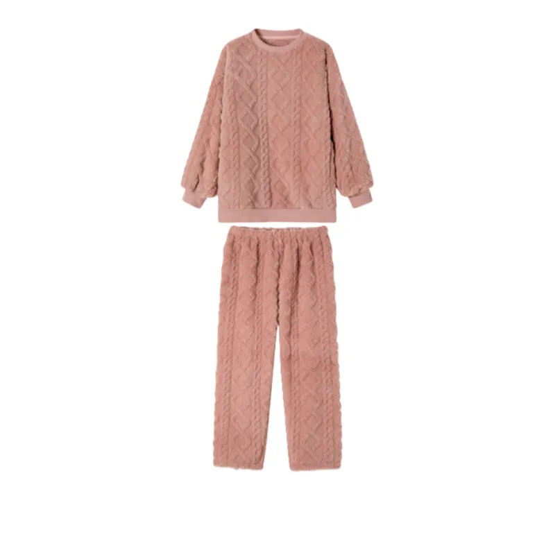 Vine Color Women's Pajama Sets-1