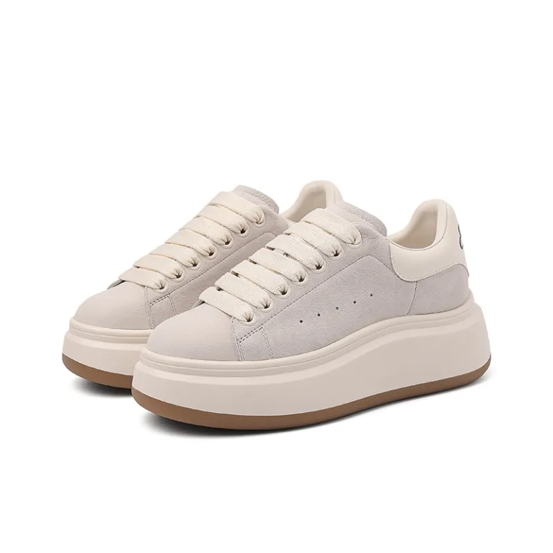 BURGELY Lightweight Height Increasing Low-Top Skateboard Shoes Women's-1