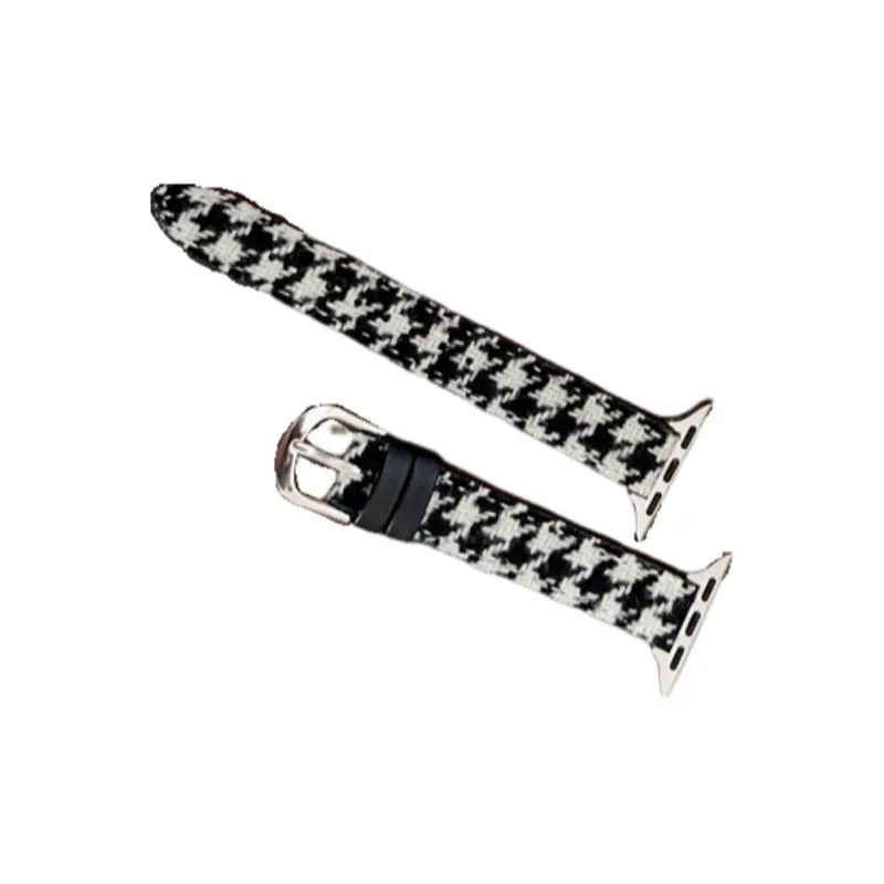 Warbler Dew Apple Compatibility Watch Band Leather Material-4