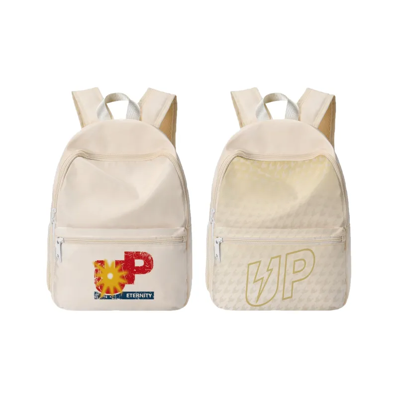 TURN UP Polyester Backpack Regular Unisex Light Pink-0