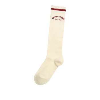 MLB New York Yankees Varsity Knee High Socks Unisex 1 Pack Cream