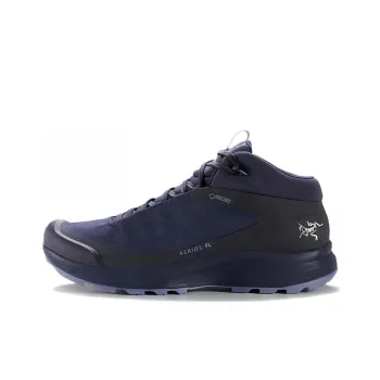 Arcteryx Aerios Fl Cushioning Anti Slip And Wear Resistant Mid Top Hiking Trekking Shoes Women's Black Blue