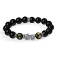 Chinese Auspicious Animal Six-Character Mantra Beaded Bracelet