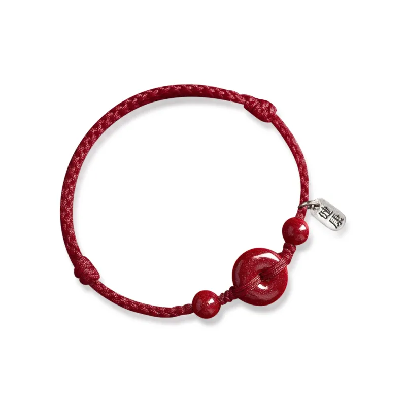 Moon Jewelry Cinnabar Bracelets Unisex-0