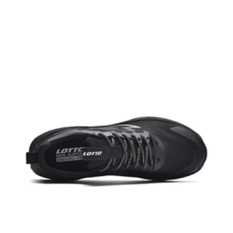 LOTTO Anti Slip Wear Resistant Low Top Hiking Shoes Men's Black-2
