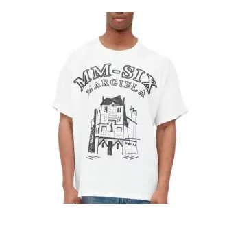 MM6 Maison Margiela T-Shirts Men Ecru