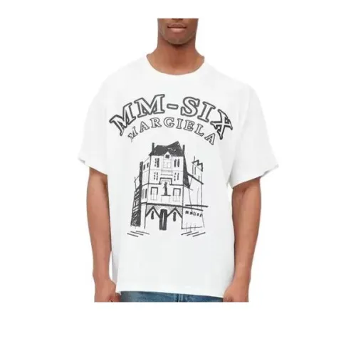 MM6 Maison Margiela T Shirts Men Ecru