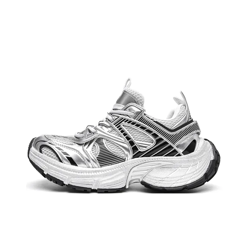 MVA Non slip Wear resistant Impact resistant Low Top Chunky Sneakers Unisex-0