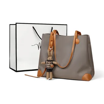 MILLIE'S Fabric Underarm Tote Shoulder Bag Regular Women's Dark Khaki