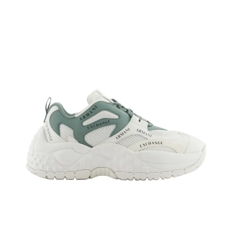 ARMANI EXCHANGEAE Low Top Casual Shoes Women's Ecru-1