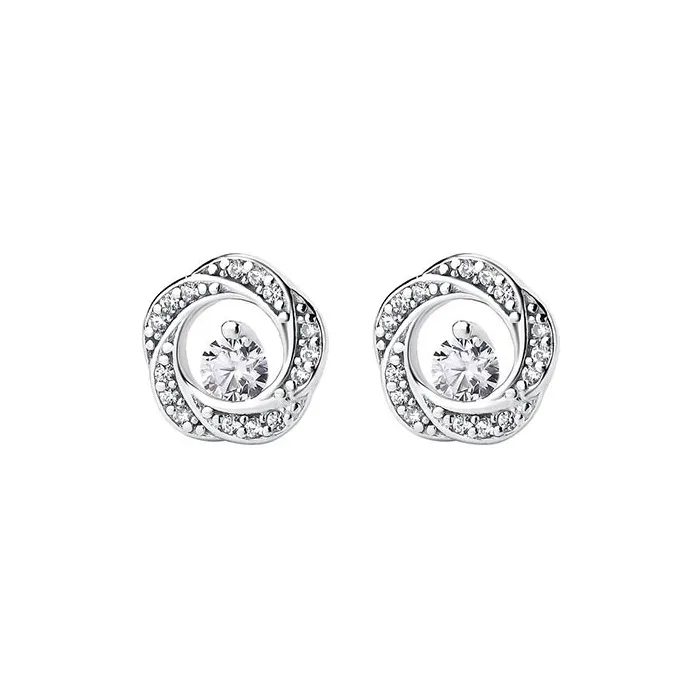 SHARK BABY S999 Fine Silver Stud Earrings Women's-0