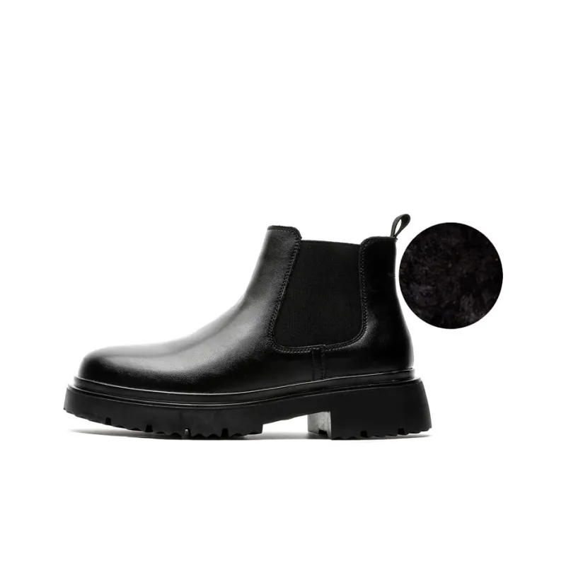 Cachiotti KAQIAODI Short Chelsea Boots Men's Black-1
