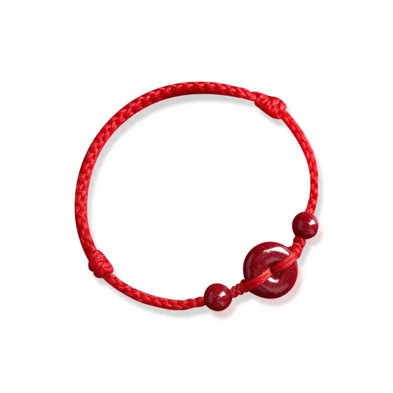 Moon Jewelry Cinnabar Bracelets Unisex-13