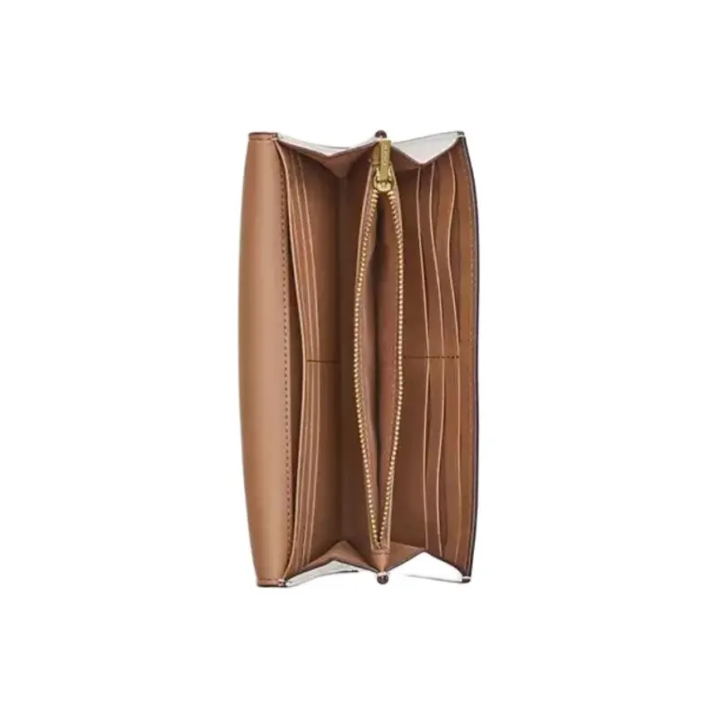 COACH Coated Canvas Wallet Trumpets Women's Sandy Beige-1