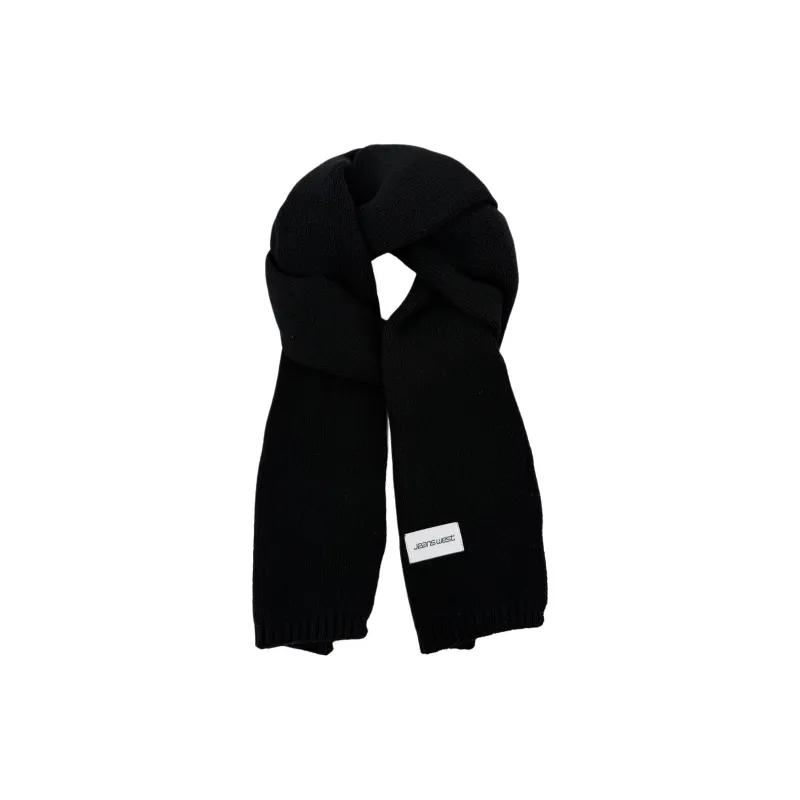 JEANSWEST Wool Knit Scarves Unisex-2