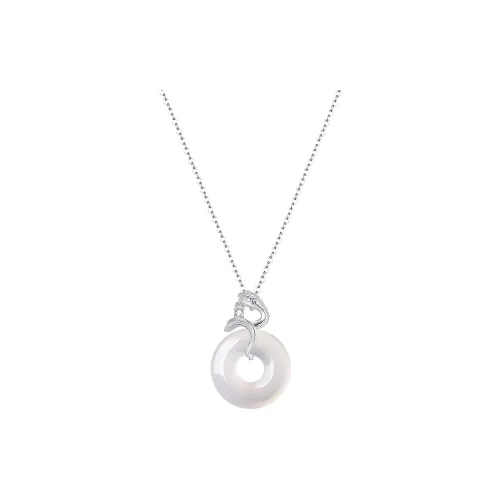 Emerald Chalcedony Necklaces Women's