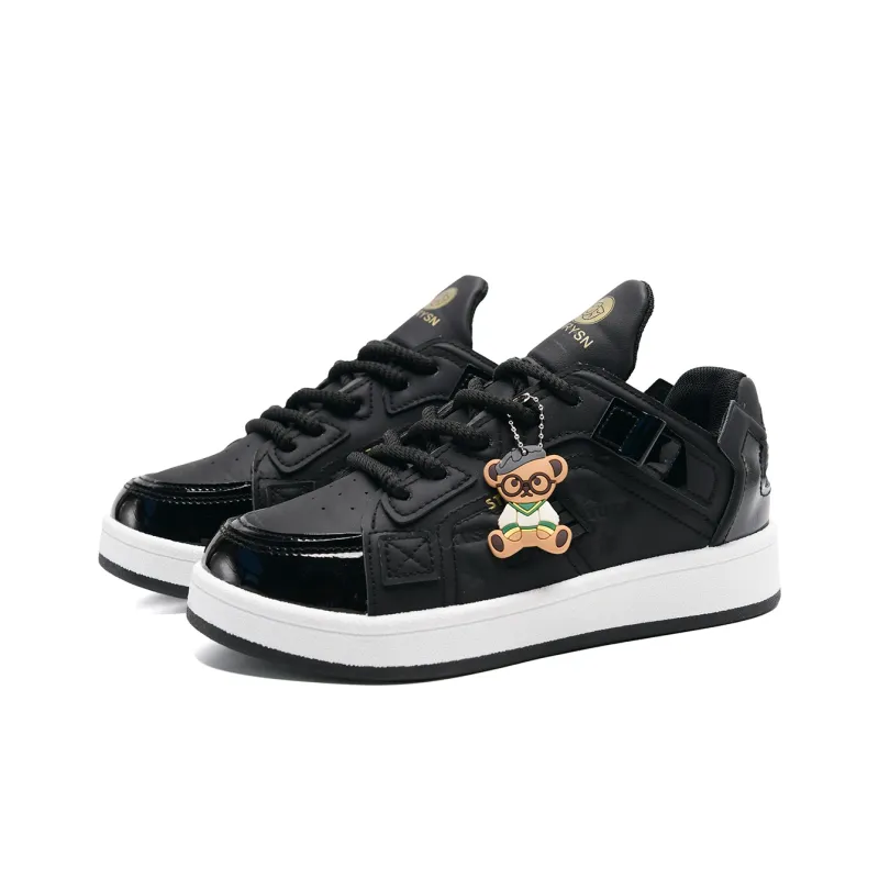 Teddy Bear Collection Slip Resistant And Abrasion Resistant Support Low Top Skateboard Shoes-7
