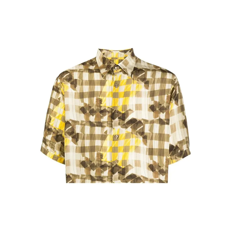 FENDI Shirts Men Yellow-4