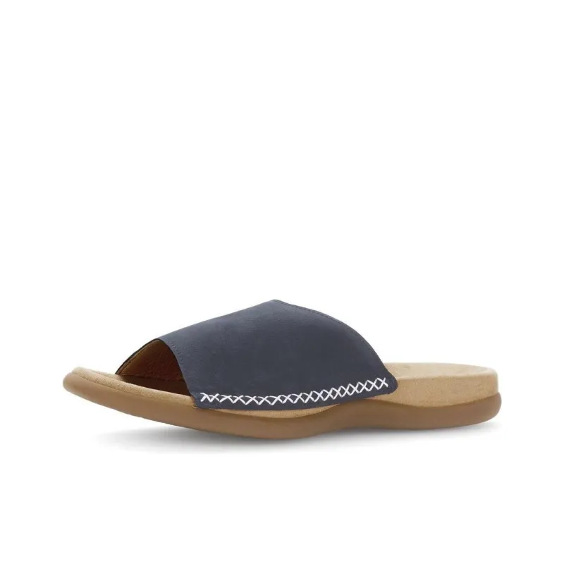 Gabor Abrasion-Resistant Slide Slippers Unisex Blue-1
