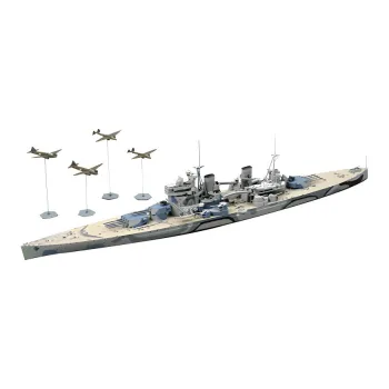 Tamiya 1 700 Waterline Collection, HMS King George V Battleship Model Kits