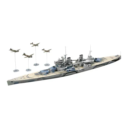 Tamiya 1 700 Waterline Collection, HMS King George V Battleship Model Kits