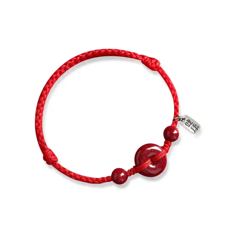 Moon Jewelry Cinnabar Bracelets Unisex-6