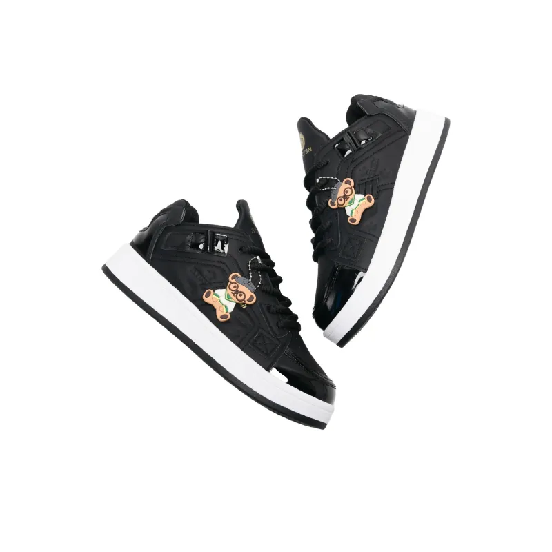 Teddy Bear Collection Slip Resistant And Abrasion Resistant Support Low Top Skateboard Shoes-9