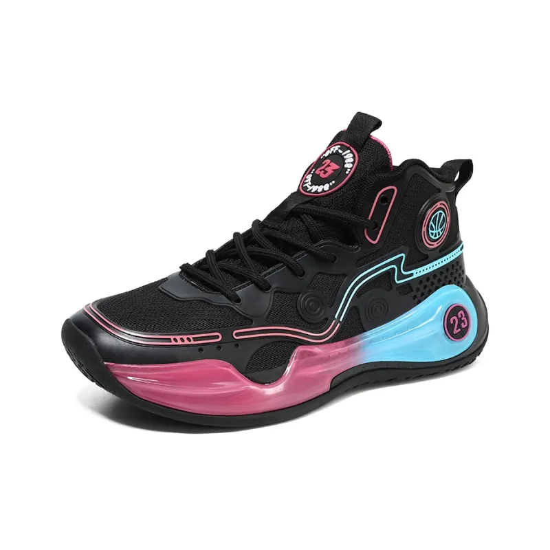 AMICNIEGD Slip Resistant, Abrasion Resistant, Breathable High Top Basketball Shoes Men's-12