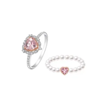 CARAT'S DIARY Faux Pearl Rings Women's