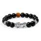 Wealth Obsidian Chinese Auspicious Animal Beaded Bracelet
