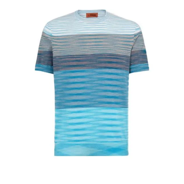 MISSONI Striped Cotton T shirt-0
