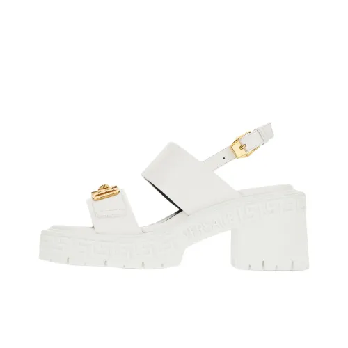 VERSACE Medusa '95 Strap Sandals Women's White
