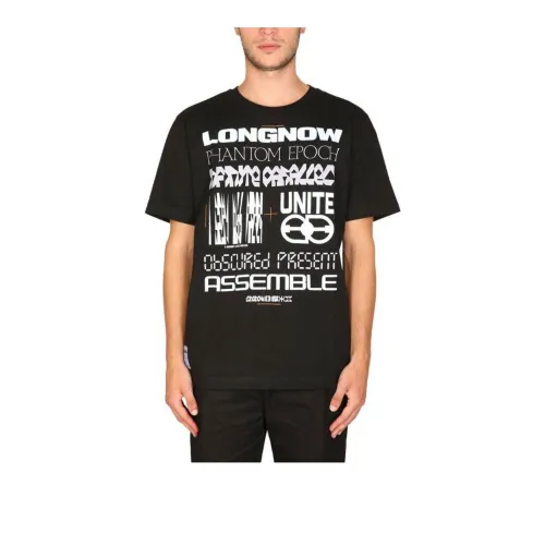 Alexander McQueen 92 Logo Polo FW22 T Shirt Men's Black