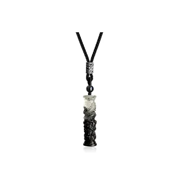 Tang Zhi Natural Serpentine Jade Necklaces Unisex