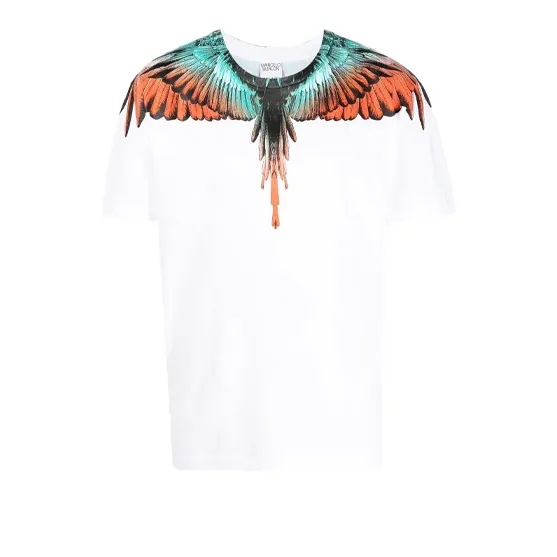 Marcelo Burlon Wings Printed Crewneck T Shirt-0