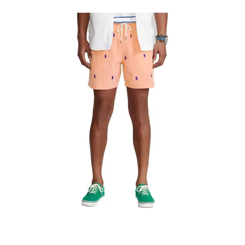 Polo Ralph Lauren Casual Shorts Men Orange