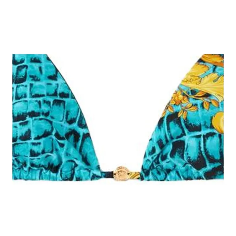 VERSACE Bikinis Women's Blue-4