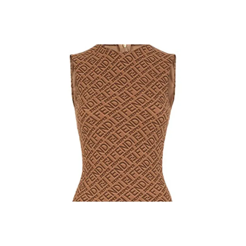FENDI X Skims Collaboration Bodysuits Women's Brown-4