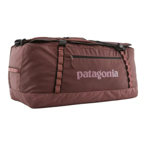 Patagonia Recycled Polyester Travel Bag 100L Unisex Red Brown