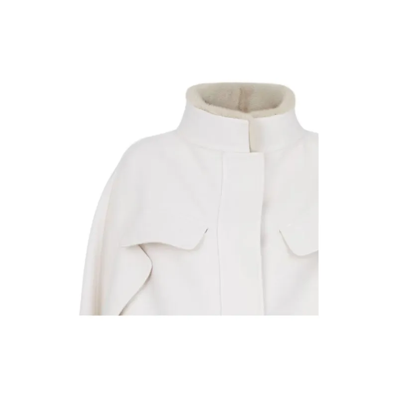 FENDI FW24 Cloaks Women's White-3
