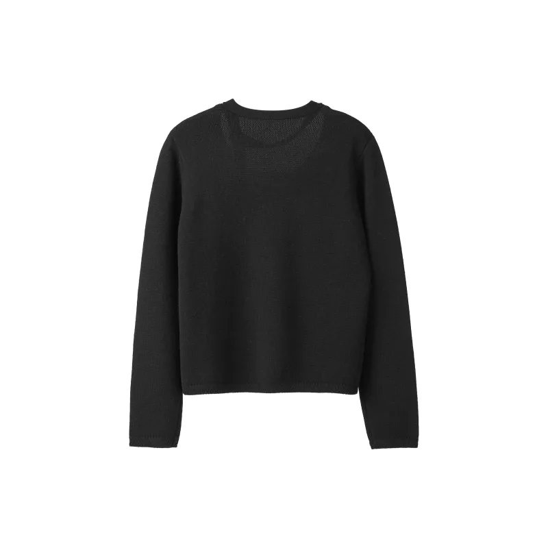 Fstudio Korean Style 100% Wool Zodiac Year Sweater Knitwear Women's-1
