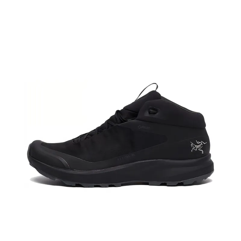 Arcteryx Aerios Fl Cushioning Anti-Slip And Wear-Resistant Mid-Top Running Shoes Men's Black-0