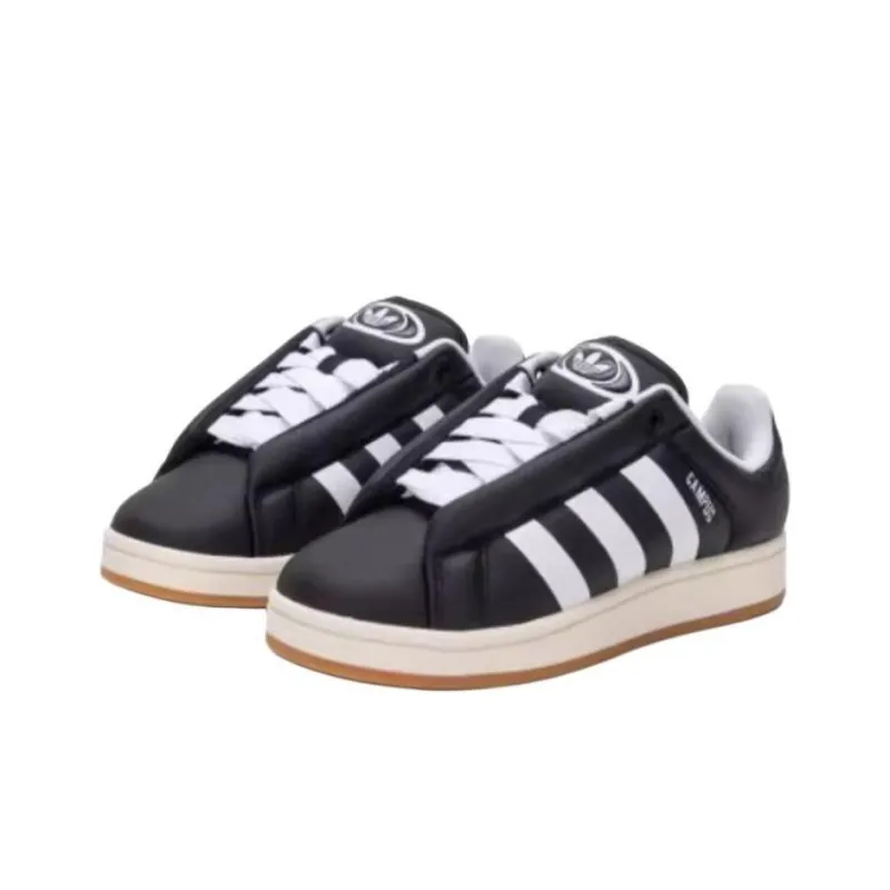 Adidas Originals CAMPUS 00s Anti Slip Wear Resistant Low Top Skateboard Shoes Unisex Black White-1