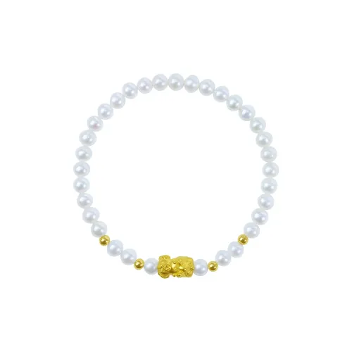 JINYUYIPIN Pearl Stretch Beaded Bracelet Women's